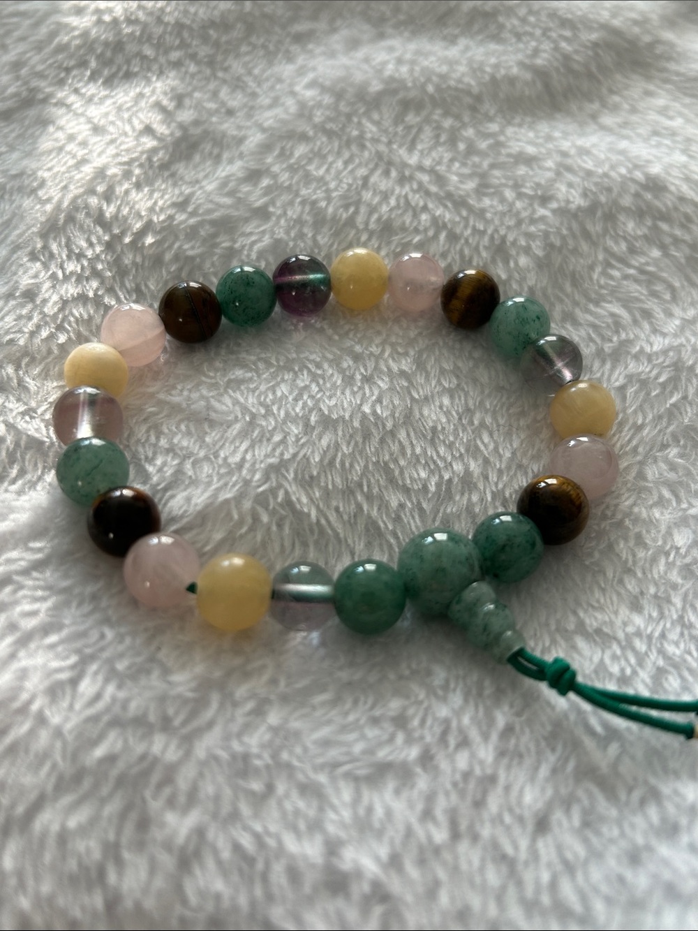 Colorful beaded bracelet